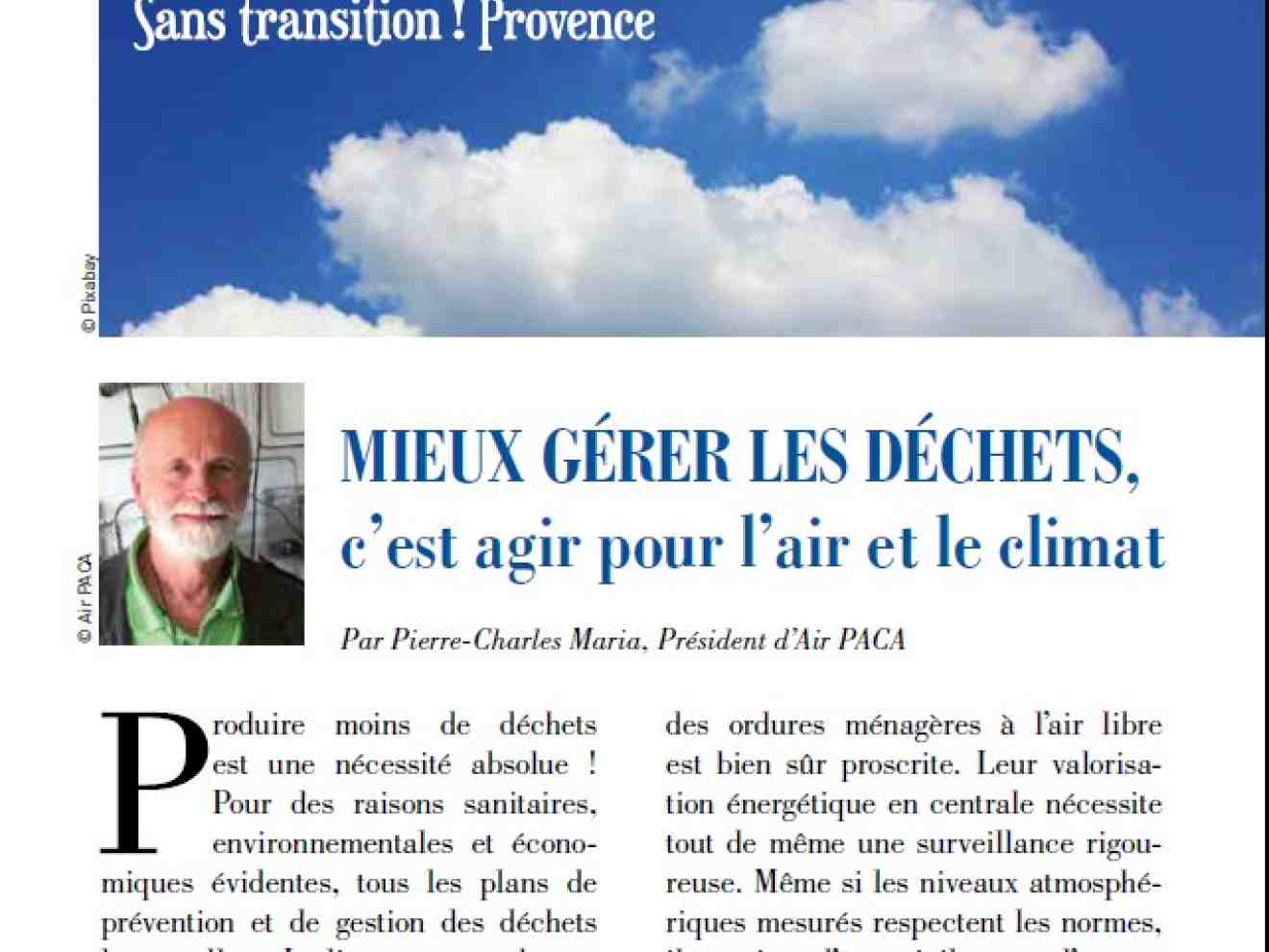 Climat et qualité de l'air en Paca : même combat !